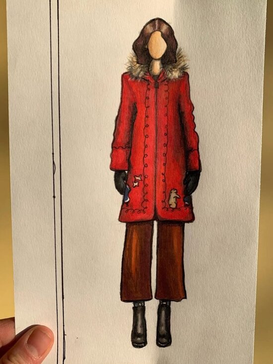 Pink Martini Orange Cropped Pant, Size XS - Picture 6 of 6